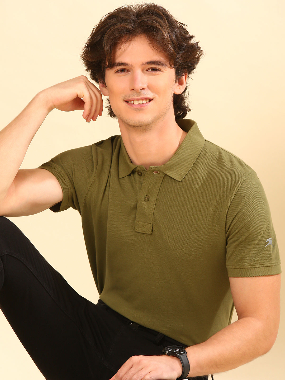 TVS Originals 100% Cotton Overdyed Polo T-Shirt for Men | Heavyweight 240 GSM | Washed Finish for Vintage Look | Classic Fit with Side Slits | Soft Ribbed Collar | Durable, Pre-washed, Premium Feel